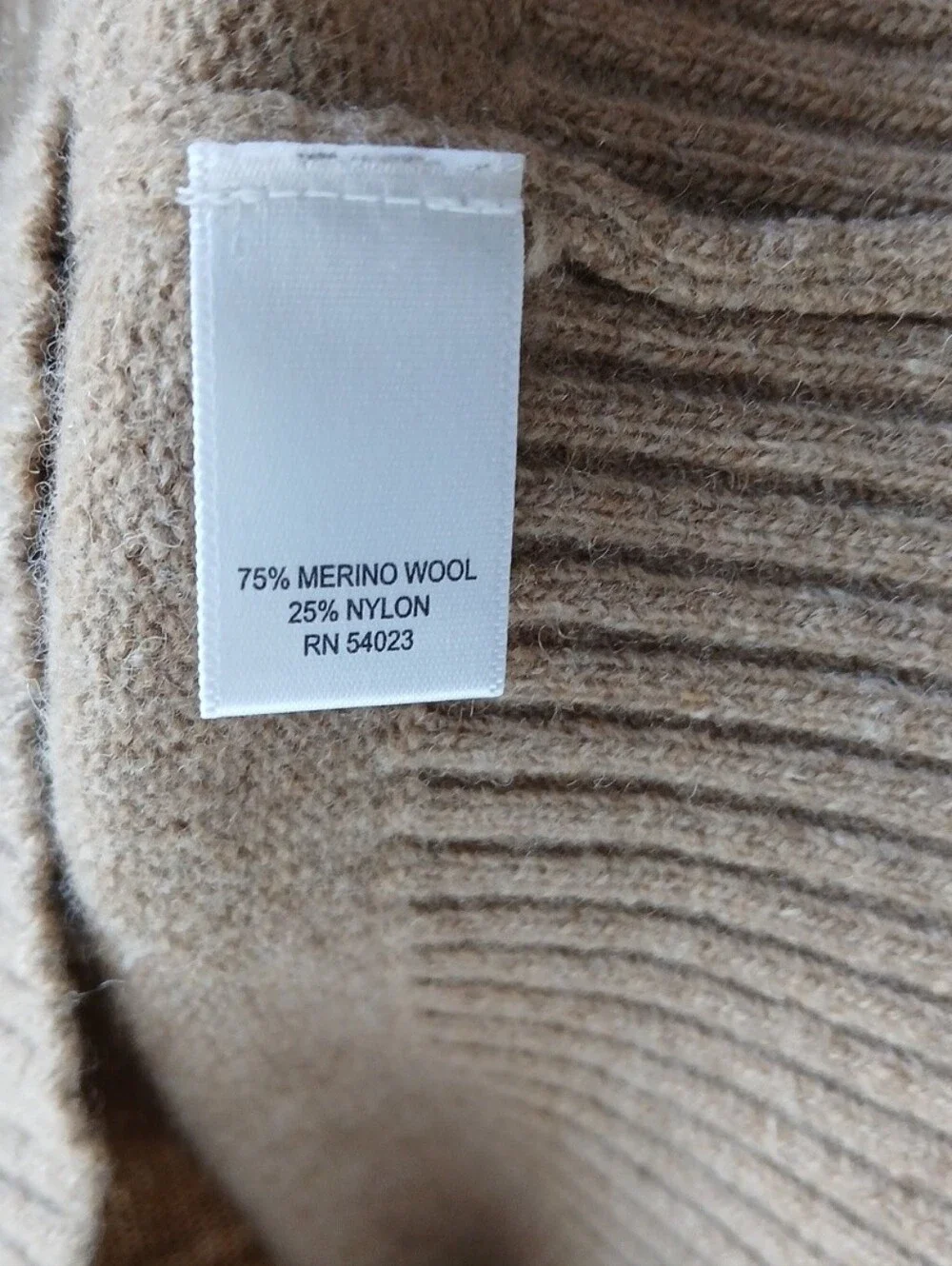 Banana Republic Merino Wool Sweater Vest Tan Men's Medium